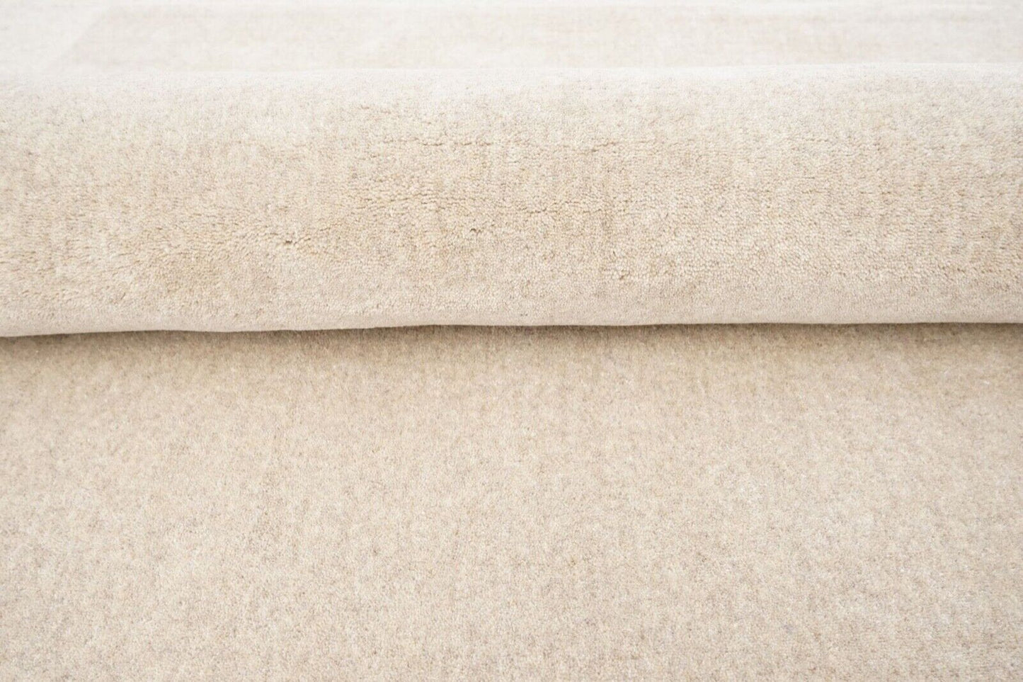 Beige 160X230 cm Teppich 100% Wolle Orientteppich Handgetuftet HT333