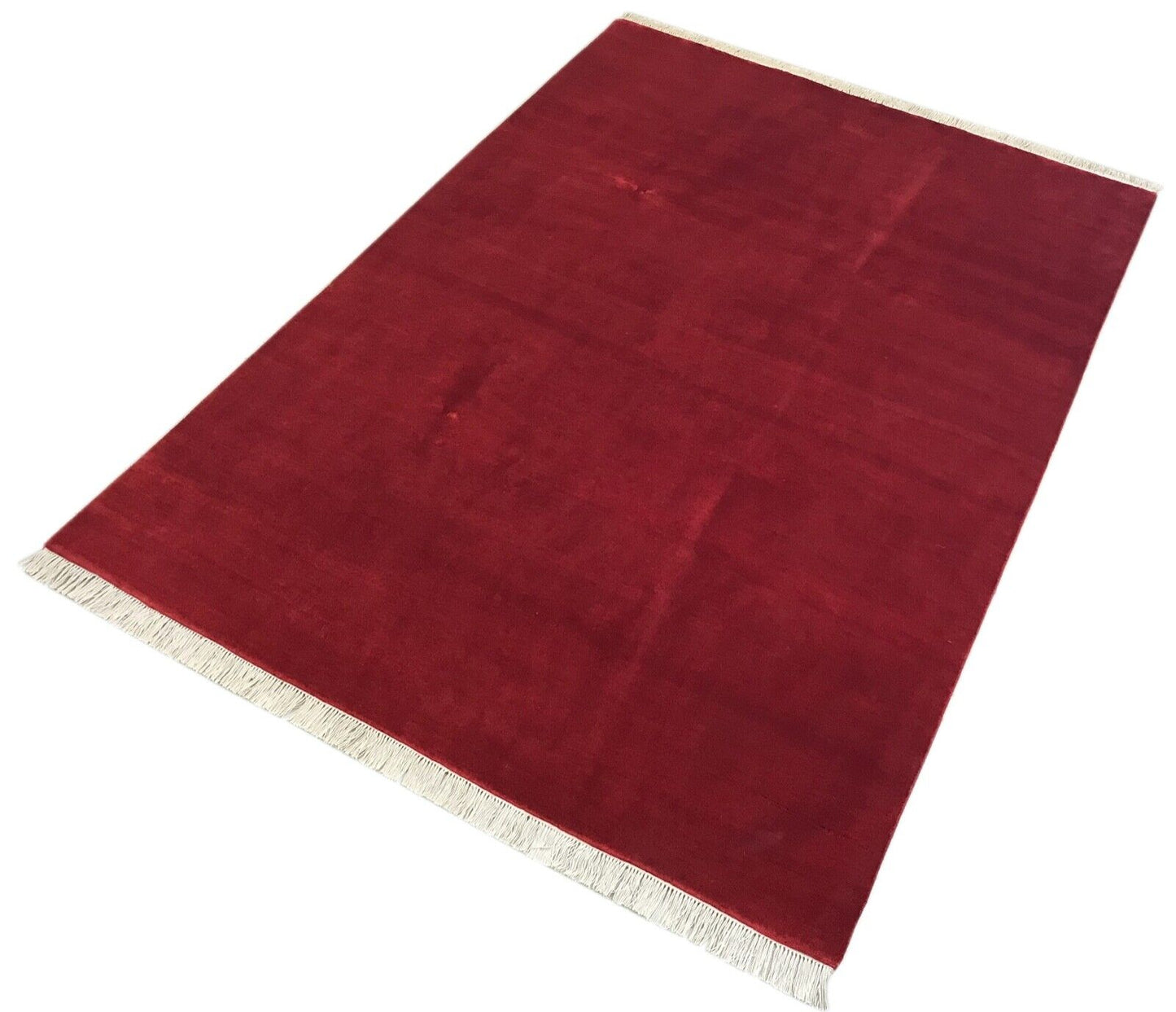 Orientteppich Handgeknüpft 172X244 CM Rot Teppich 100% Wolle Handarbeit