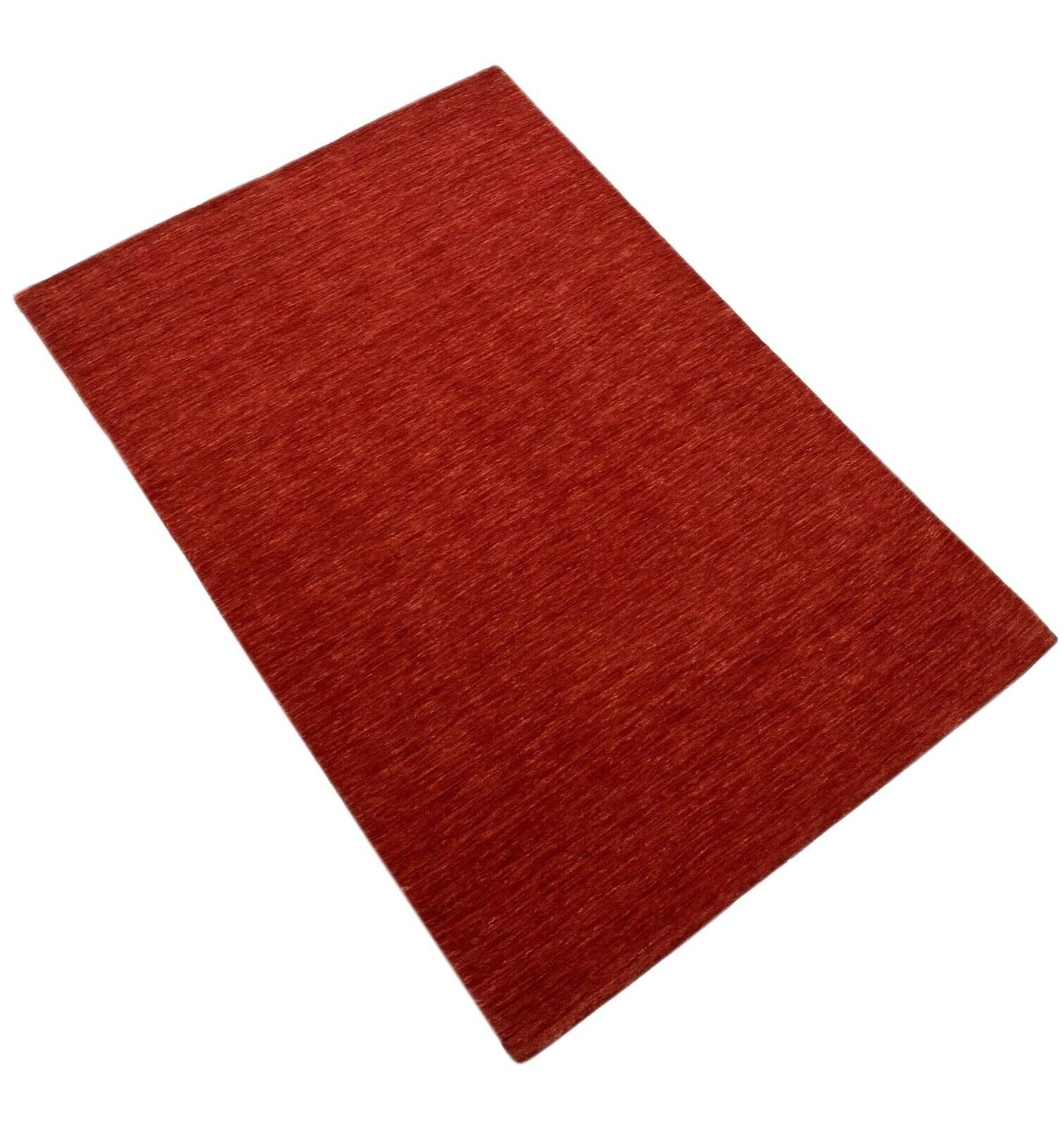 Rosa Rot Teppich Gabbeh 100% Wolle loom lori Handgewebt 122x182 cm S164