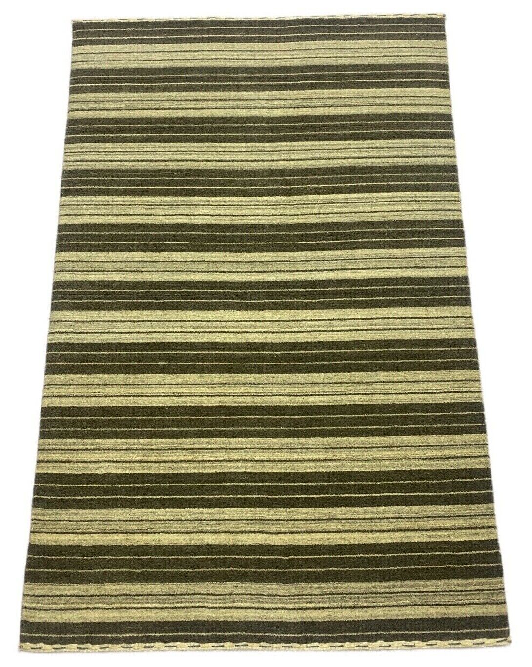 Teppich Gabbeh Beige Braun 100% Wolle loom lori Handgewebt 120x180 cm S24