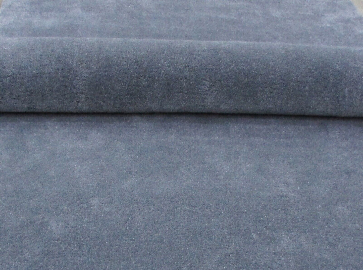 Graulich blau Teppich 100% Wolle 160X230 cm handgefertigt Handgetuftet T813